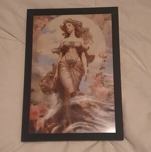 Amazon Home Art Painting with Black Frame